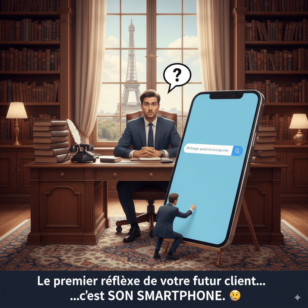 Le premier réflexe de votre futur client n'est pas votre confrère, c'est son smartphone